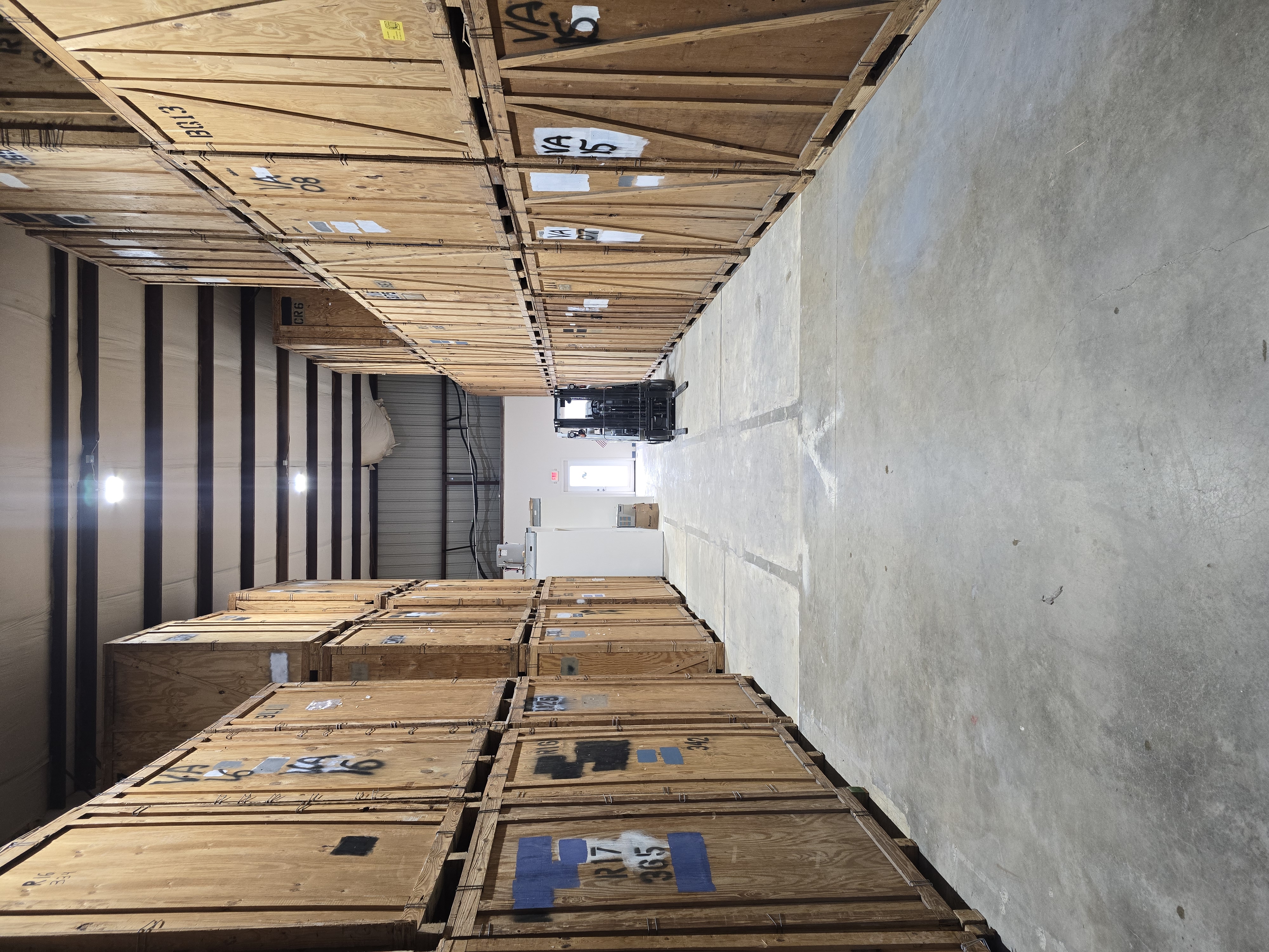 Inventory grouped for project-specific receiving and release